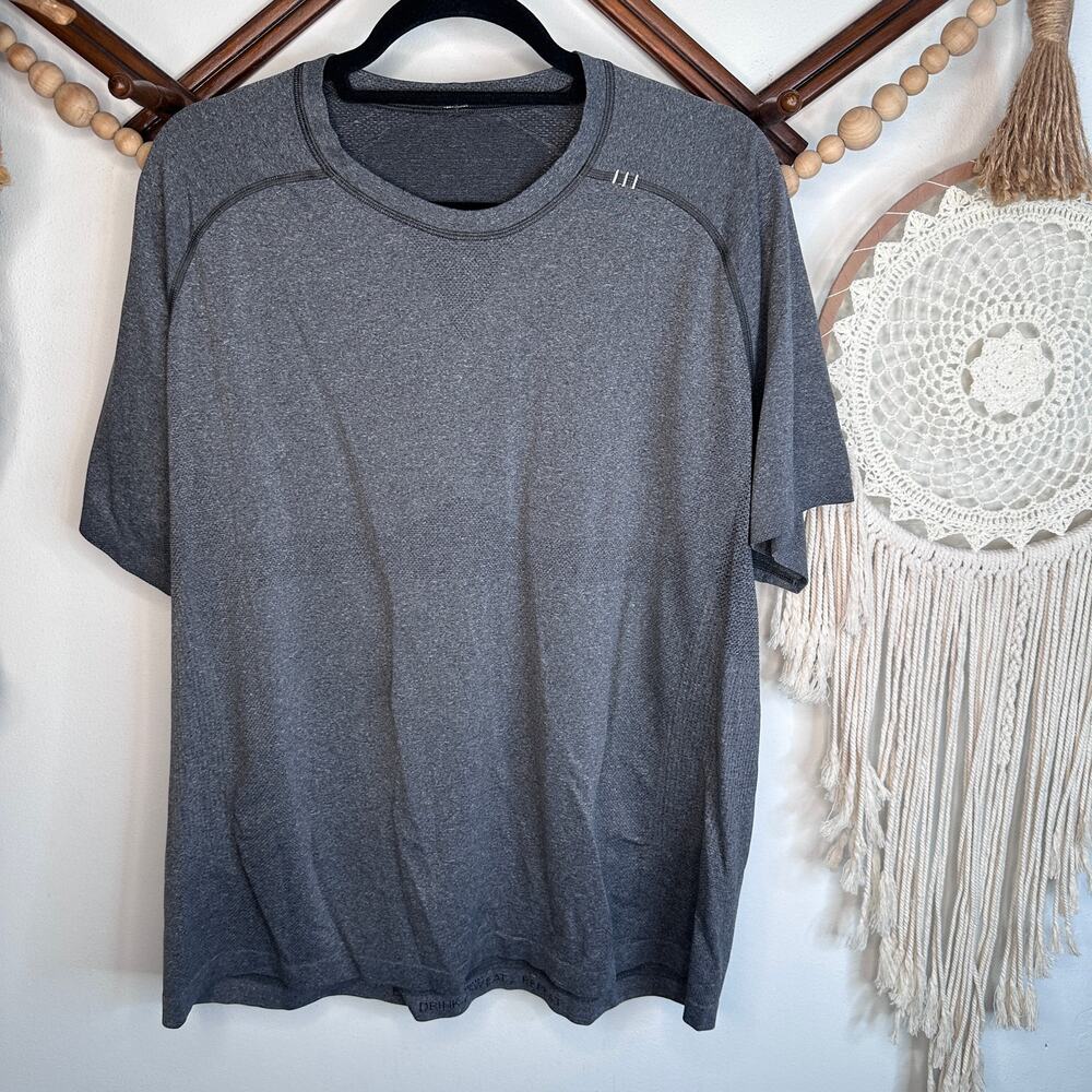 Lululemon Metal Vent Tech Gray Atheltic Top